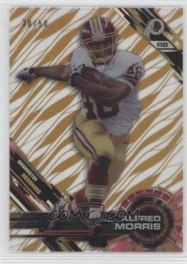 2015 Topps High Tek - [Base] - Pattern 1 Grass/Waves Gold Rainbow Diffractor #71 - Alfred Morris /50