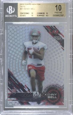 2015 Topps High Tek - [Base] - Pattern 2 Spiral/Dots #91 - Kenny Bell [BGS 10 PRISTINE]