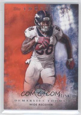 2015 Topps Inception - [Base] - Orange #14 - Demaryius Thomas /50