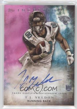 2015 Topps Inception - Rookie Autographs - Magenta #RA-25 - T.J. Yeldon /99