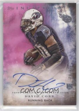 2015 Topps Inception - Rookie Autographs - Magenta #RA-35 - David Cobb /99 [EX to NM]