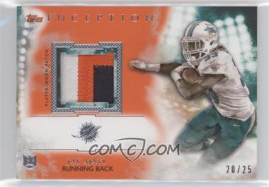 2015 Topps Inception - Rookie Patches - Orange #RP-JA - Jay Ajayi /25
