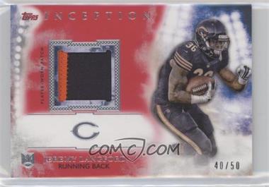 2015 Topps Inception - Rookie Patches - Red #RP-JL - Jeremy Langford /50