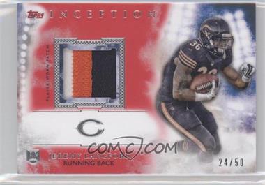 2015 Topps Inception - Rookie Patches - Red #RP-JL - Jeremy Langford /50