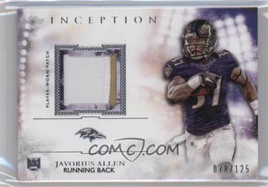 2015 Topps Inception - Rookie Patches #RP-JAL - Javorius Allen /125