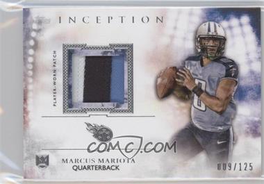 2015 Topps Inception - Rookie Patches #RP-MM - Marcus Mariota /125
