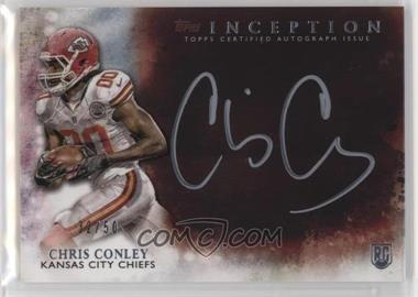 2015 Topps Inception - Silver Signings #SS-CC - Chris Conley /50