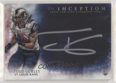 2015 Topps Inception - Silver Signings #SS-TG - Todd Gurley /50