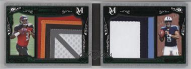 2015 Topps Museum Collection - Dual Jumbo Relic Books - Emerald Patch #JRB-WM - Marcus Mariota, Jameis Winston /1