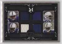 T.Y. Hilton, Phillip Dorsett, Andrew Luck, Marvin Harrison #/99