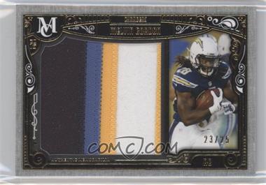 2015 Topps Museum Collection - Museum Jumbo Relics - Gold Patch #MJR-MG - Melvin Gordon /25