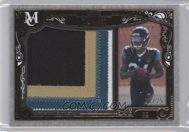 2015 Topps Museum Collection - Museum Jumbo Relics - Gold Patch #MJR-TY - T.J. Yeldon /25
