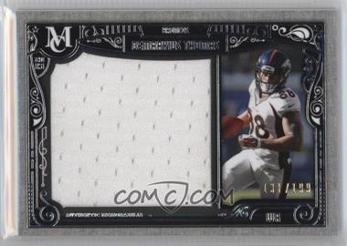 2015 Topps Museum Collection - Museum Jumbo Relics #MJR-DT - Demaryius Thomas /199