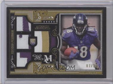 2015 Topps Museum Collection - Museum Rookie Quad Relics - Gold Patch #RQR-BP - Breshad Perriman /25