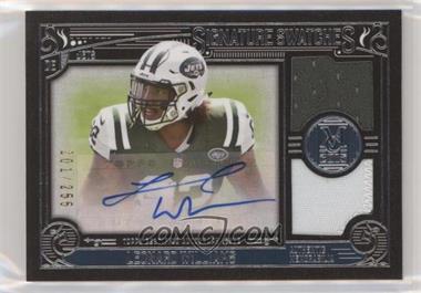 2015 Topps Museum Collection - Signature Swatches Dual Relic #SSDR-LW - Leonard Williams /255