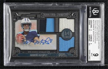 2015 Topps Museum Collection - Signature Swatches Triple Relic #SSTR-MM - Marcus Mariota /150 [BGS 9 MINT]