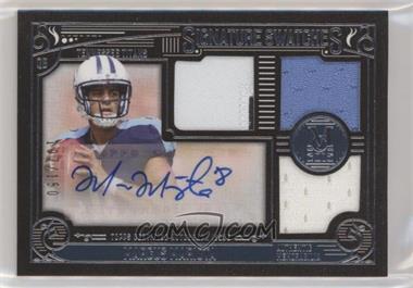 2015 Topps Museum Collection - Signature Swatches Triple Relic #SSTR-MM - Marcus Mariota /150