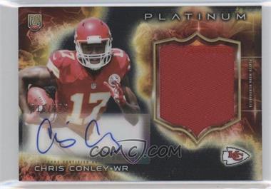 2015 Topps Platinum - Autographed Rookie Patches - Black Refractor #ARP-CC - Chris Conley /125