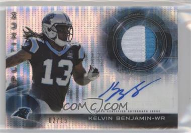 2015 Topps Platinum - Autographed Veteran Patches - Pulsar Refractor #AVP-KB - Kelvin Benjamin /15