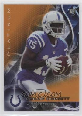 2015 Topps Platinum - [Base] - Orange Refractor #102 - Rookies - Phillip Dorsett