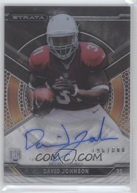 2015 Topps Strata - Autographs #SA-DJO - David Johnson /800