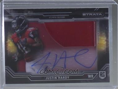 2015 Topps Strata - Clear Cut Autograph Patch Rookies #CCAP-JHA - Justin Hardy [EX to NM]