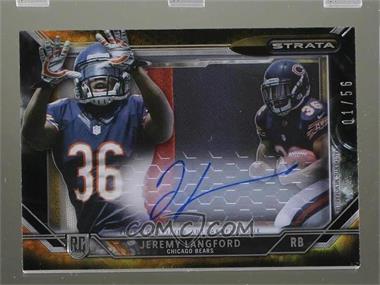 2015 Topps Strata - Signature Patches #SSAR-JL - Jeremy Langford /56