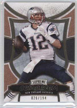 2015 Topps Supreme - [Base] - Copper #1 - Tom Brady /194