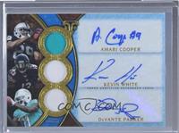 Kevin White, DeVante Parker, Amari Cooper #/3