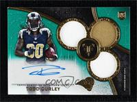 Rookie Autographed Triple Relics - Todd Gurley #/50