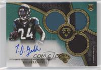 Rookie Autographed Triple Relics - T.J. Yeldon #/50