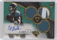 Rookie Autographed Triple Relics - T.J. Yeldon #/50