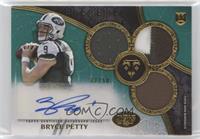 Rookie Autographed Triple Relics - Bryce Petty #/50