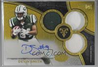 Rookie Autographed Triple Relics - Devin Smith [Noted] #/25