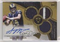 Rookie Autographed Triple Relics - Sean Mannion #/25