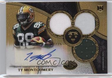 2015 Topps Triple Threads - [Base] - Gold #122 - Rookie Autographed Triple Relics - Ty Montgomery /25