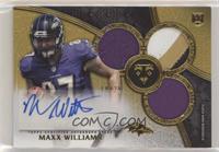 Rookie Autographed Triple Relics - Maxx Williams #/25