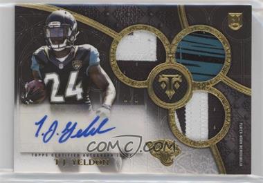 2015 Topps Triple Threads - [Base] - Onyx Gold #117 - Rookie Autographed Triple Relics - T.J. Yeldon /1