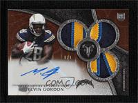 Rookie Autographed Triple Relics - Melvin Gordon #/1