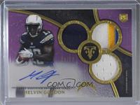 Rookie Autographed Triple Relics - Melvin Gordon #/70