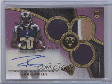 2015 Topps Triple Threads - [Base] - Purple #106 - Rookie Autographed Triple Relics - Todd Gurley /70