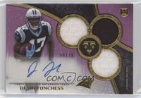 Rookie Autographed Triple Relics - Devin Funchess #/70