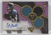 Rookie Autographed Triple Relics - T.J. Yeldon #/70