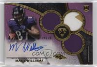 Rookie Autographed Triple Relics - Maxx Williams #/70