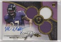 Rookie Autographed Triple Relics - Maxx Williams #/70