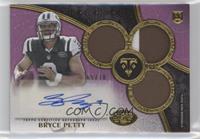 Rookie Autographed Triple Relics - Bryce Petty #/70