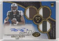 Rookie Autographed Triple Relics - Bryce Petty #/10