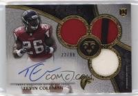 Rookie Autographed Triple Relics - Tevin Coleman #/99