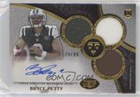 Rookie Autographed Triple Relics - Bryce Petty #/99