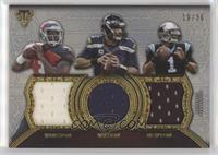 Cam Newton, Jameis Winston, Russell Wilson #/36